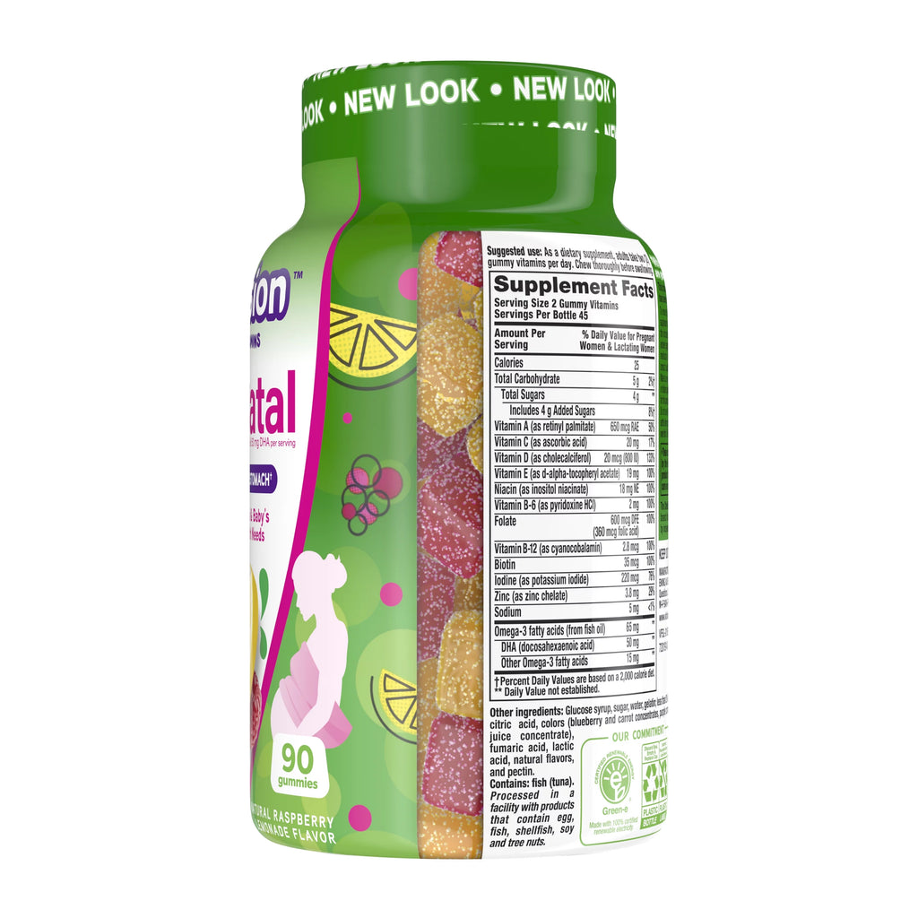 Vitafusion Prenatal Gummy Chews, 90 Count (Pack of 3) K843