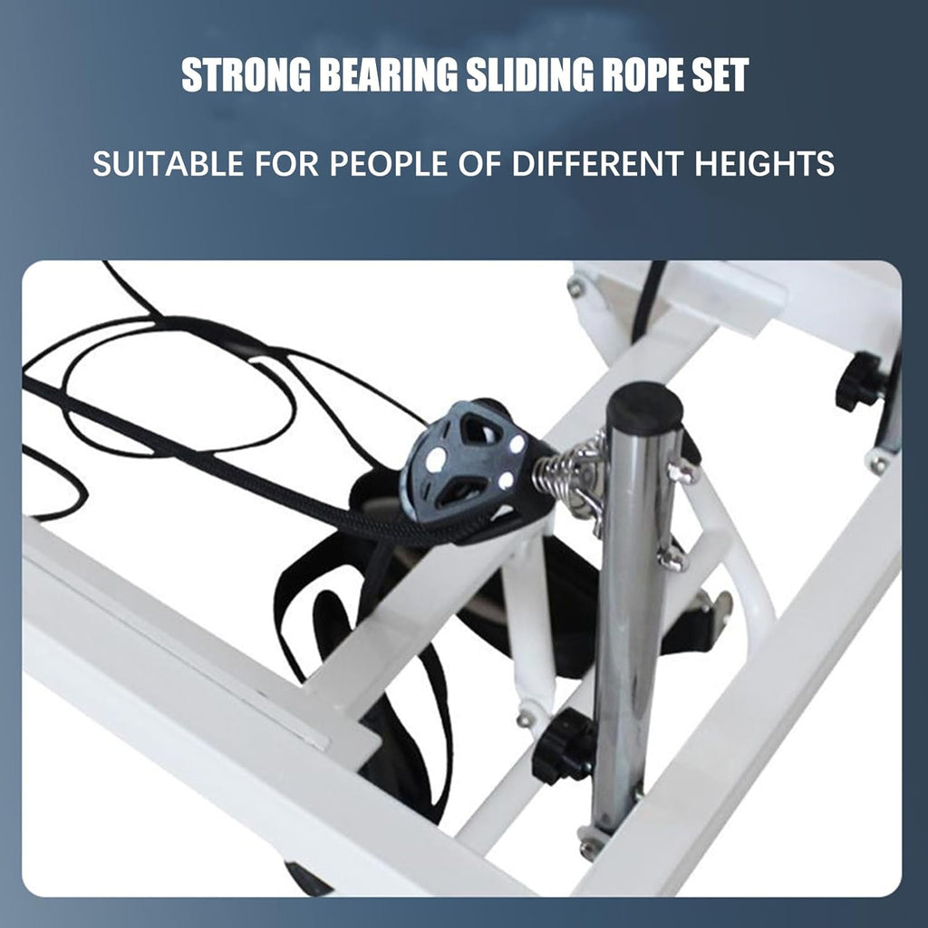 Foldable Pilates Reformer for Home and Gym, Black M703186