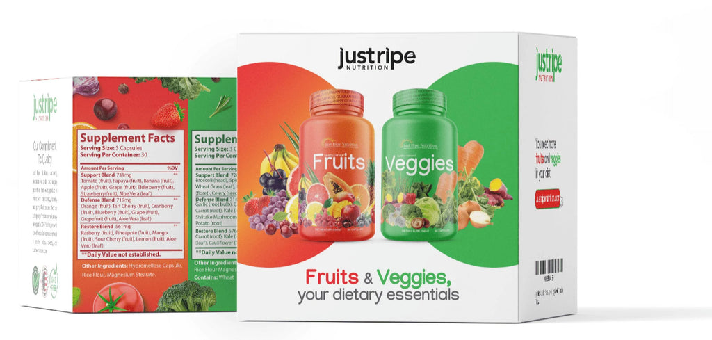 Just Ripe Nutrition Fruits & Veggies 180 Caps Supplement Q40622
