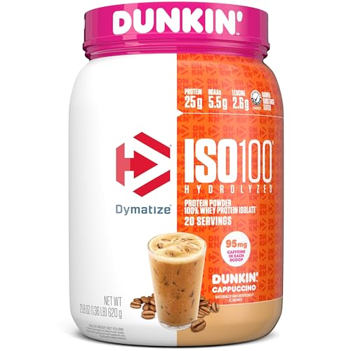 Dymatize ISO100 Whey Protein Powder, Cookies & Cream, 20 Servings E355002