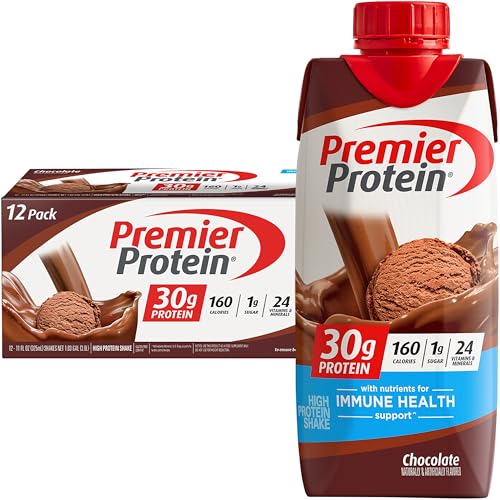 Premier Protein Cafe Latte Shake, 30g Protein, 11 fl oz, 12 Pack A19679