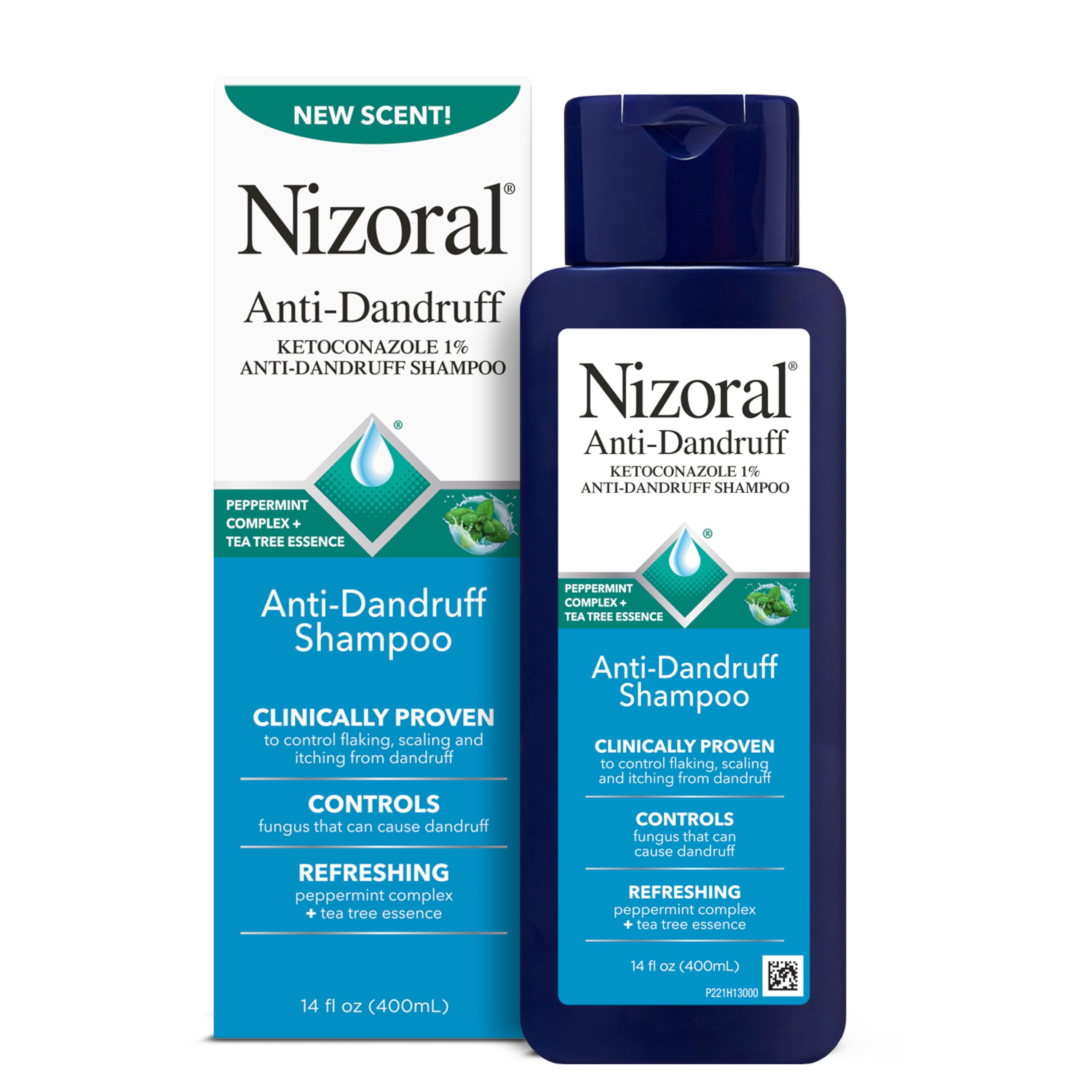 Nizoral Anti-Dandruff Shampoo with 1% Ketoconazole, 14 Fl Oz (Pack of 12)