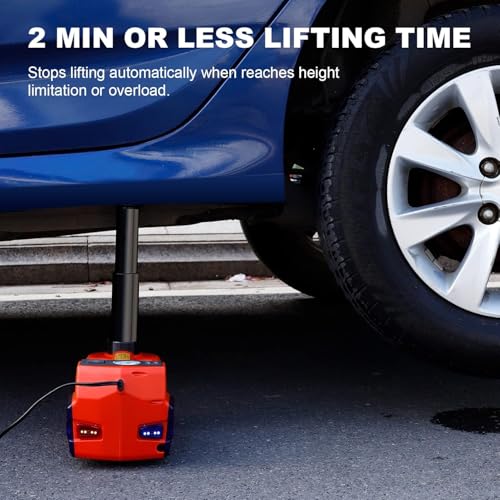 5 Ton 12V Electric Car Jack Kit with Impact Wrench and Tire Inflator V130295
