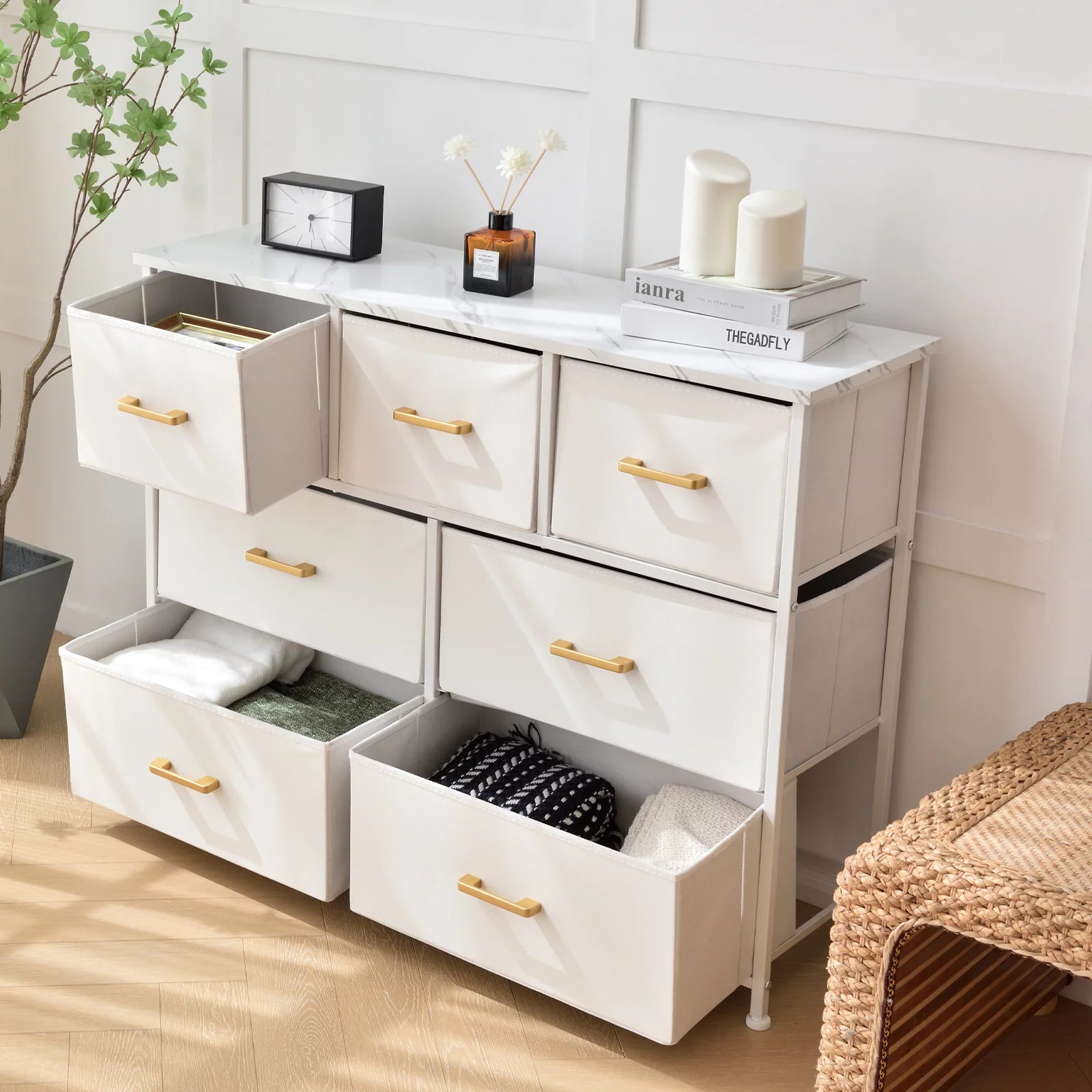 Bigroof Clothes Storage Organizer for Closet Entryway Bedroom T729914
