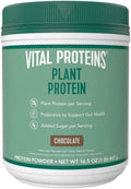 Vital Proteins Plant Protein Powder, Chocolate, 20g Protein, 16.5 oz