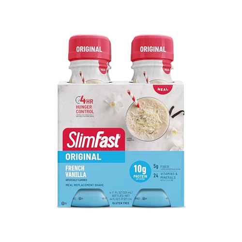 SlimFast Meal Replacement Shake, Creamy Milk Chocolate, 11 Fl Oz, 12 Count Q3335