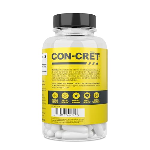 Creatine HCl Capsules for Muscle & Cognitive Support, NSF Certified, 90 ct A242413