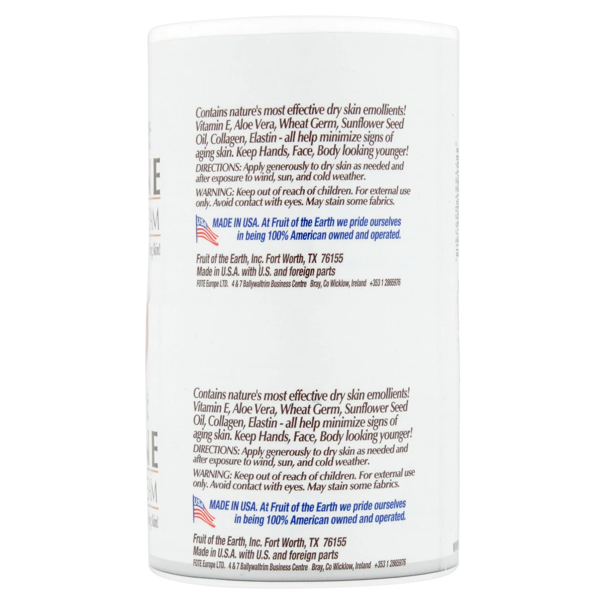Fruit of The Earth Vitamin-E Skin Care Cream, 4 oz, 6 Pack M7728