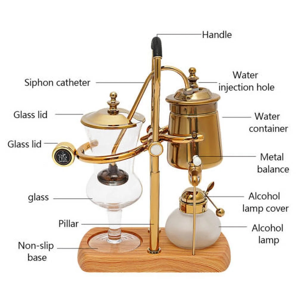 Nispira Belgium Syphon Balance Coffee Maker 400ml J380