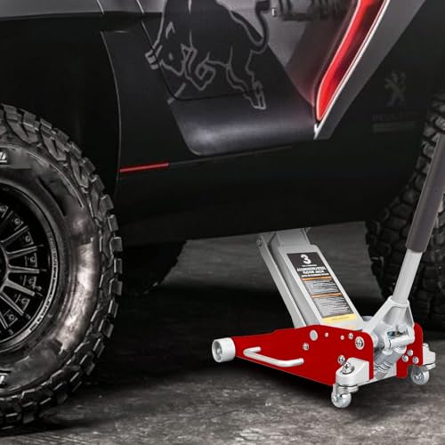 BIG RED T815016L Torin Hydraulic Low Profile Racing Floor Jack, 1.5 Ton Capacity, Blue M736
