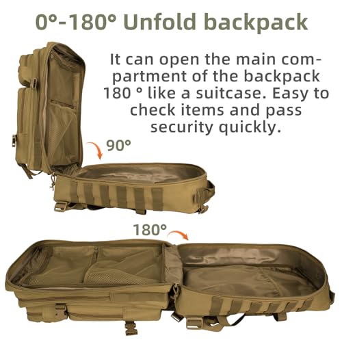 Military Tactical Backpack 45L Molle Assault Pack S1276