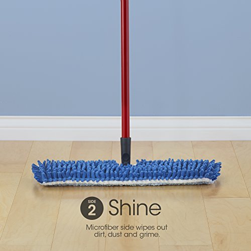 O-Cedar Dual-Action Microfiber Flip Mop with Telescopic Handle C8643