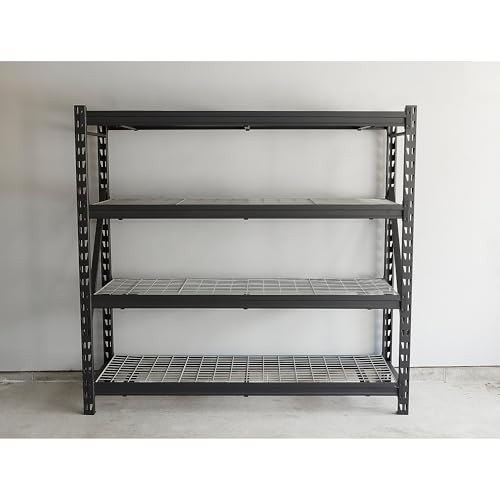 Ironton 4-Tier Industrial Steel Shelving Unit, 8000-Lb Capacity B81608