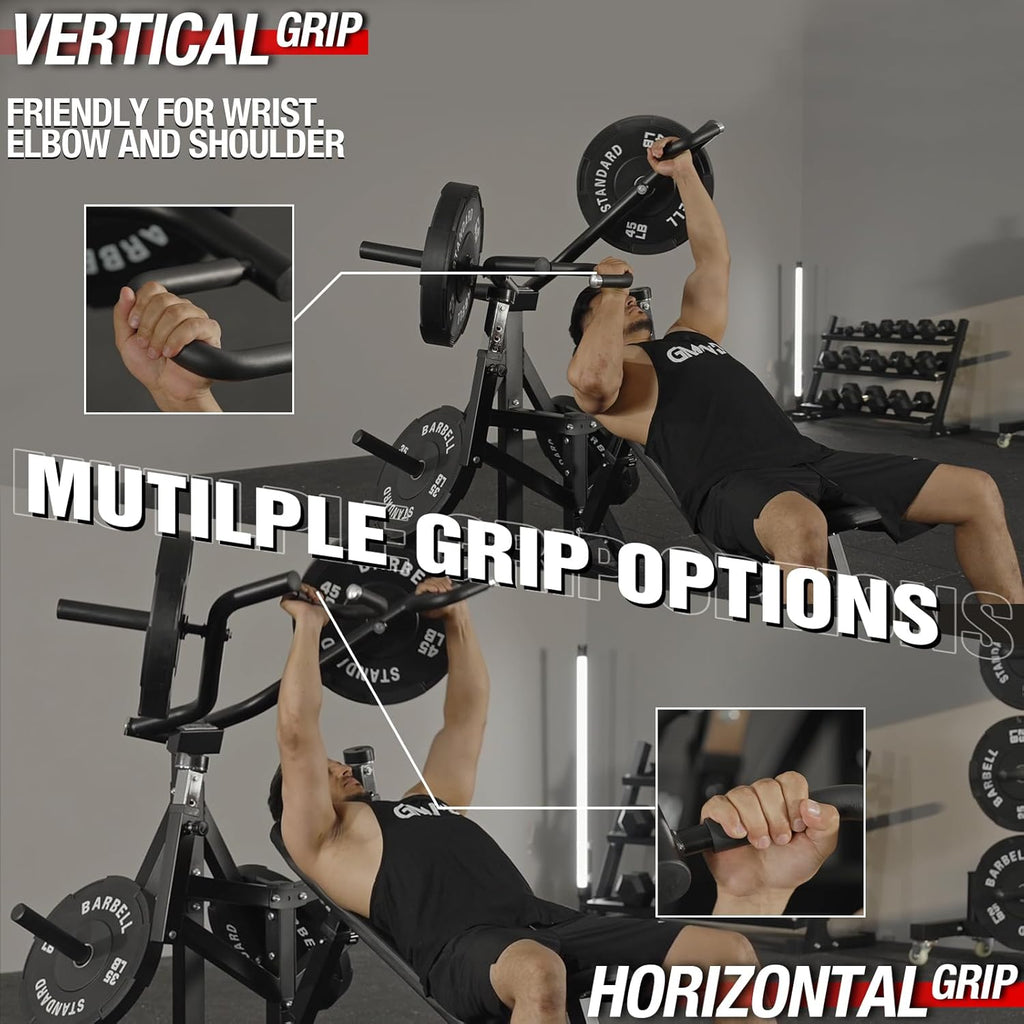 GMWD Chest Press Machine with Independent Converging Arms for Home Gym Y4530