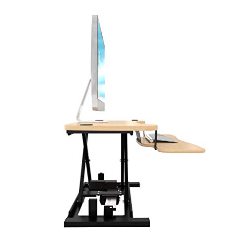 VERSADESK PowerPro™ 36 Inch Electric Standing Desk Converter, Black H627