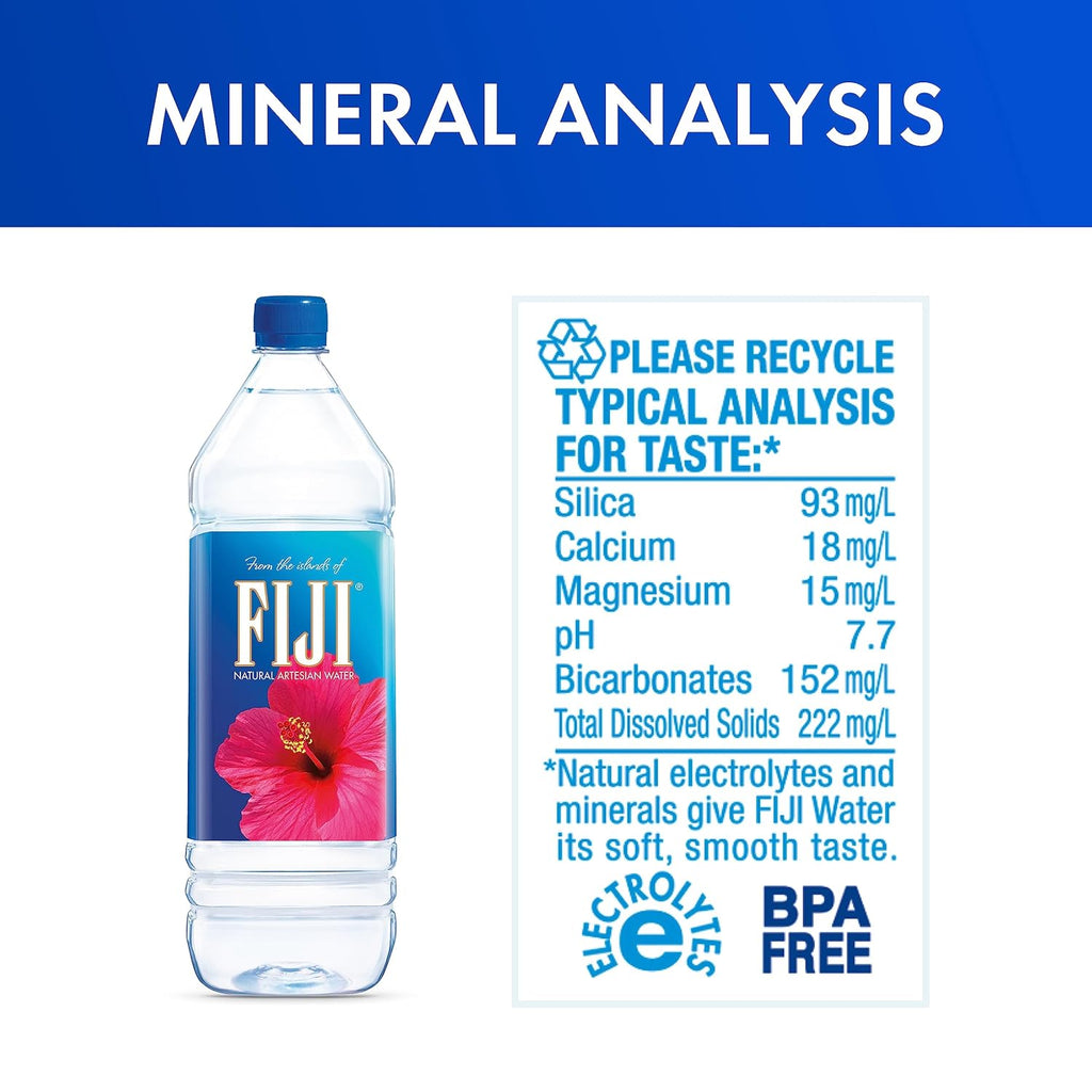 FIJI Natural Artesian Bottled Water 1.5L (Pack of 12) A421167