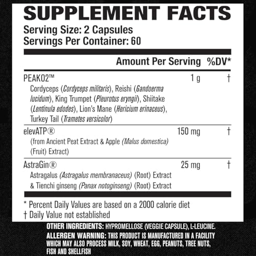 Jacked Factory Build-XT Daily Muscle Builder Supplement - 60 Veggie Pills C560