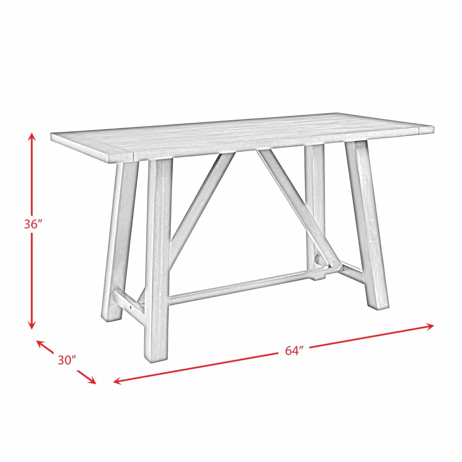 Regan 6PC Counter Height Dining Set in Cherry with 4 Side Chairs and Bench V30653