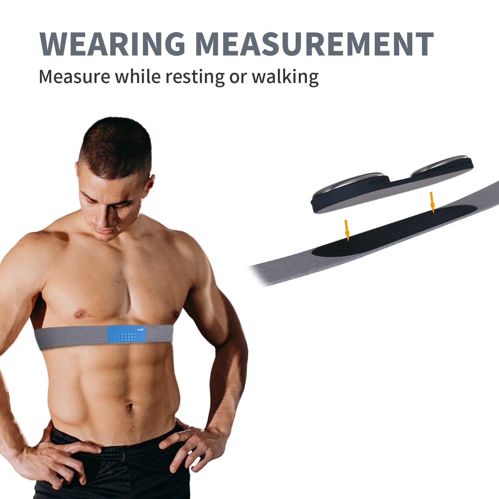 DuoEk EKG ECG Monitor with Chest Strap, Heart Rate Tracker X6786