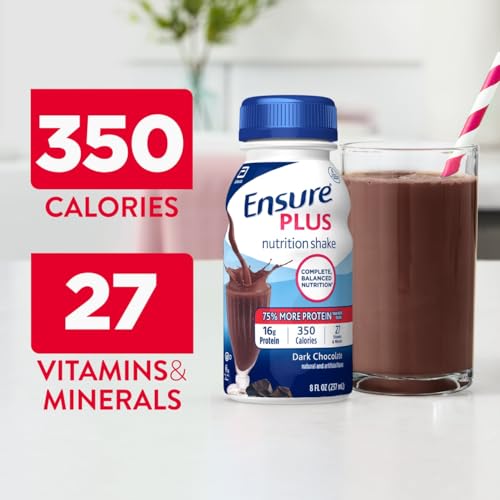 Ensure Plus Strawberry Nutrition Shake 8 fl oz 24 Pack Q66159