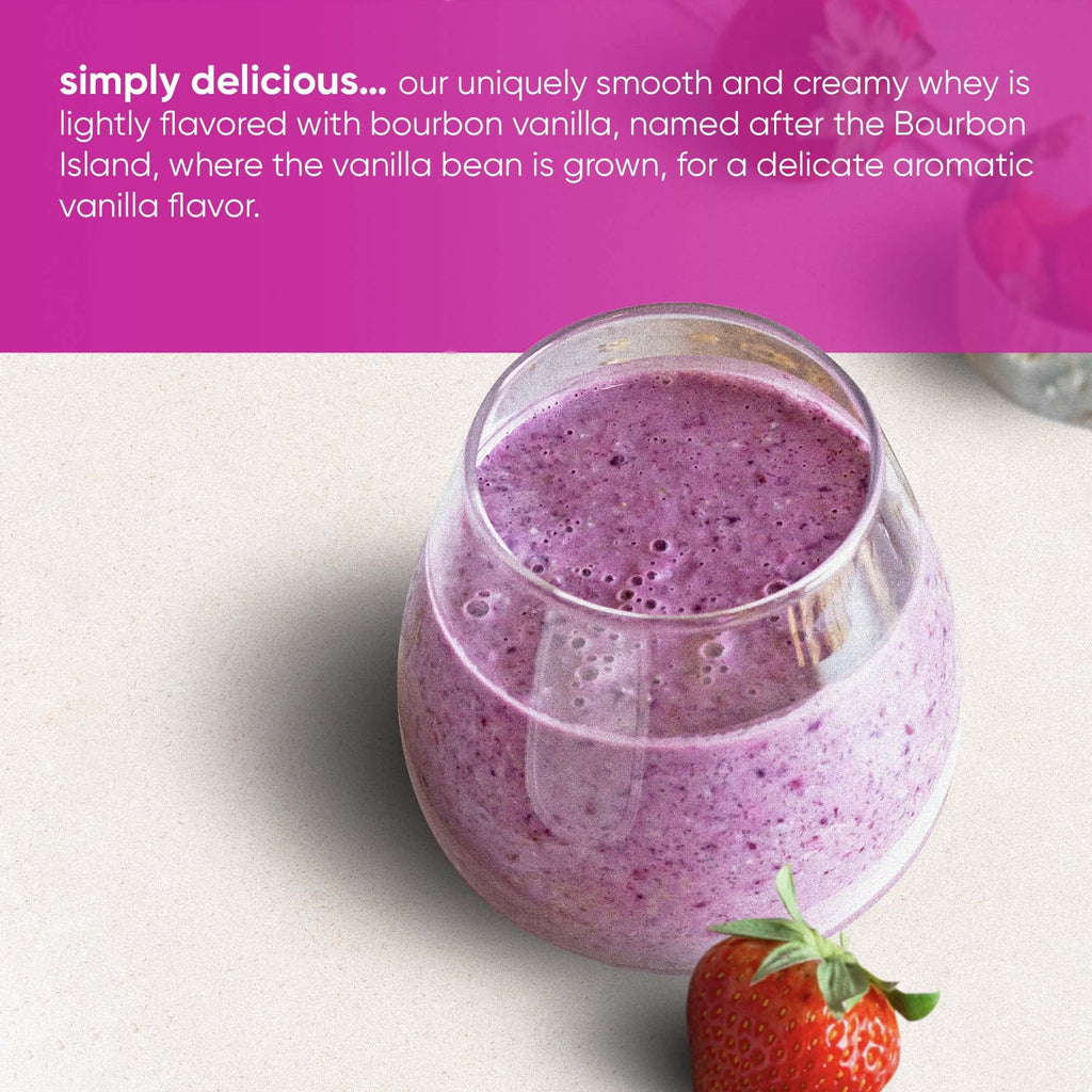 Simply tera's Pure Whey Protein Powder, Bourbon Vanilla P623