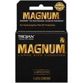 Trojan Magnum Lubricated Condoms, 3 Count