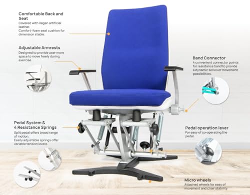 Pilates Chair Reformer Home Gym Workout Machine H669103