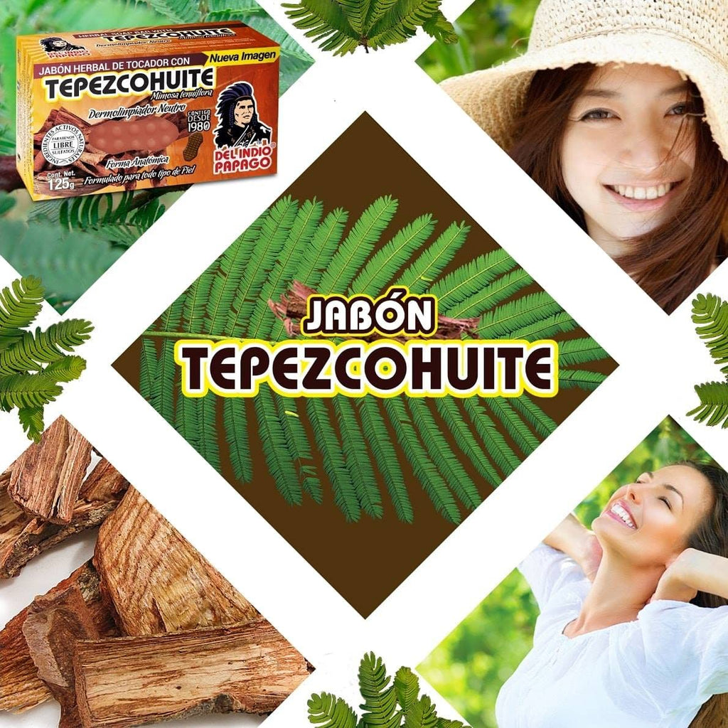Del Indio Papago Neutral Bar Soap with Tepezcohuite 125g H37079