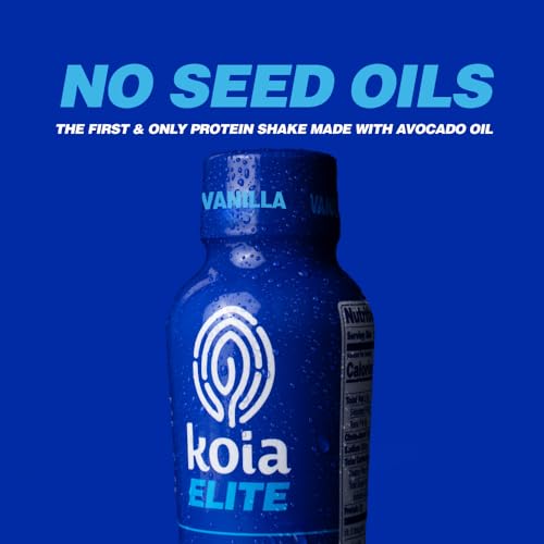 Koia Elite Plant Based Protein Shake, Chocolate, 32g Protein, 12 Fl Oz (Pack of 12) V5410