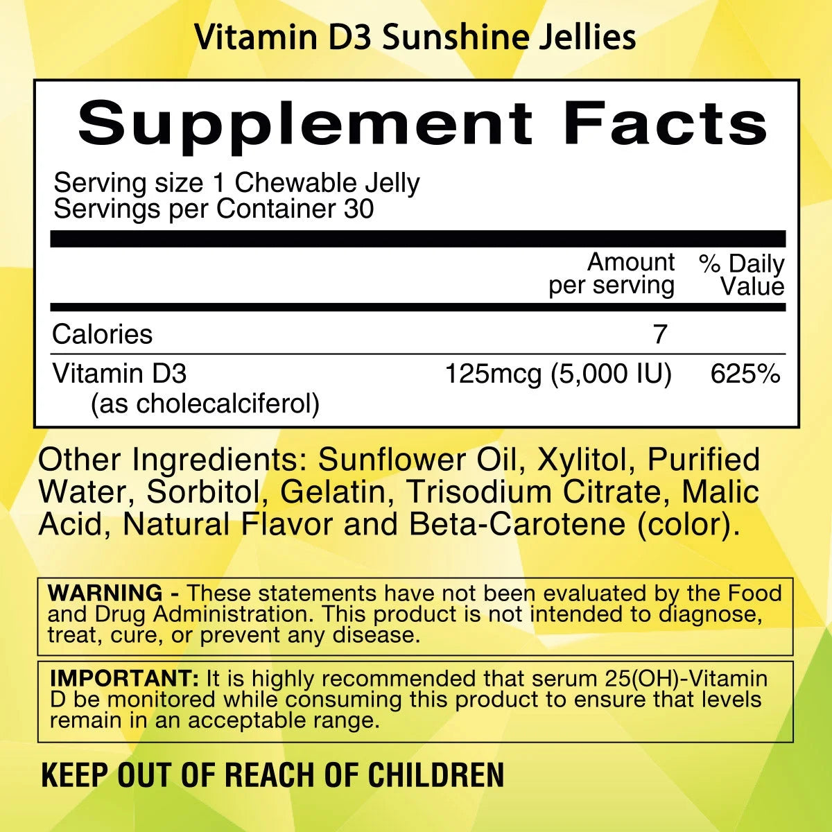 Journey Vitamin D3 Jellies by Bariatric Eating W922