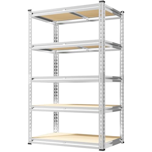REIBII Storage Shelves 6 Tier Heavy Duty Metal Shelving, Adjustable, 2250LBS A7728