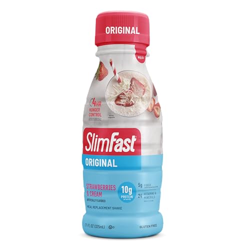 SlimFast Meal Replacement Shake, Creamy Milk Chocolate, 11 Fl Oz, 12 Count Q3335