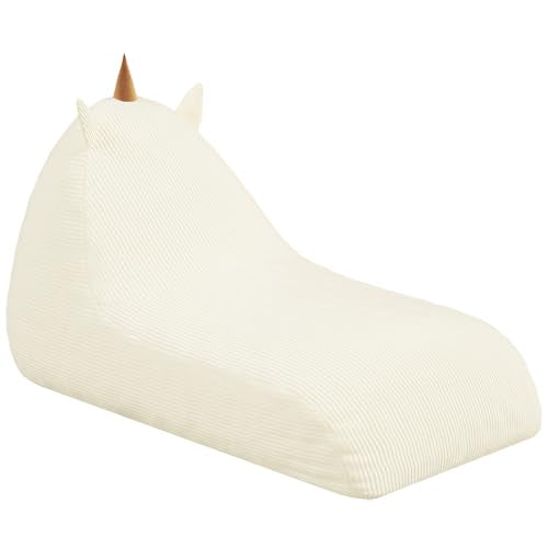 COMAX Unicorn Bean Bag Chair for Kids with Filler, Pink H562644