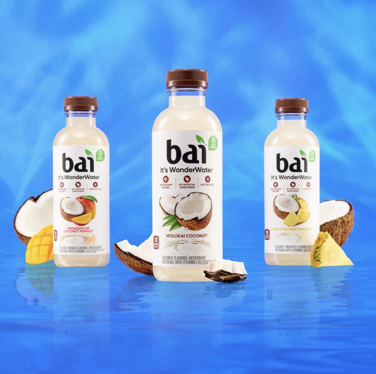 Bai Cocofusions Antioxidant Infusion Coconut Drink Variety Pack, 15 Pack (18 oz.) H325