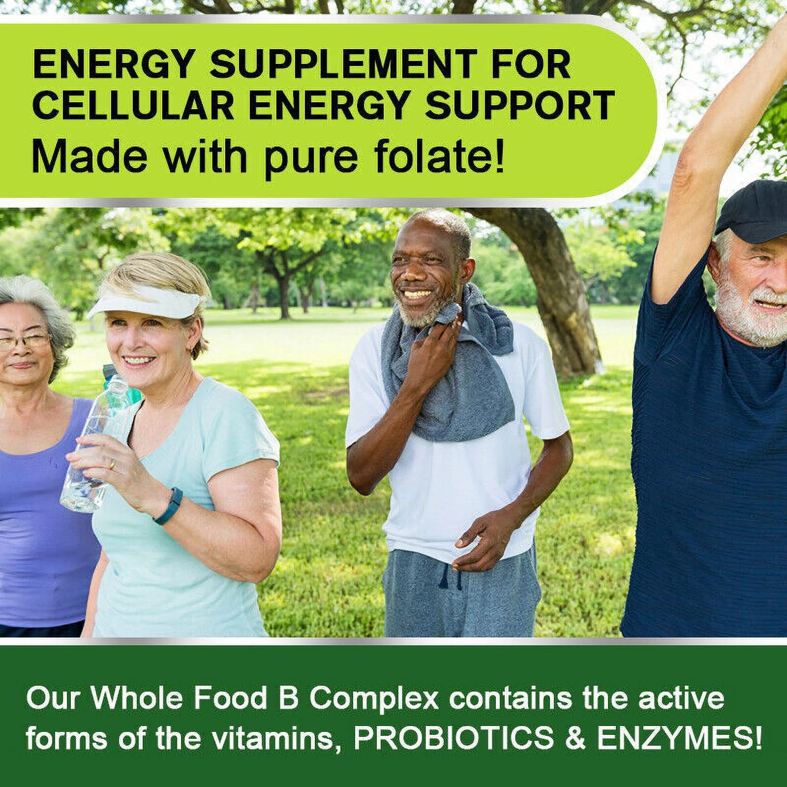 Whole Food B Complex Immune Support Pills 120 Capsules A770