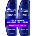 Head & Shoulders Clinical Strength Advanced Oil Control Anti-Dandruff Shampoo Twin Pack, 1% Selenium Sulfide, 13.5 fl oz Each