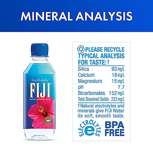 FIJI Natural Artesian Bottled Water 330mL (Pack of 24) V846