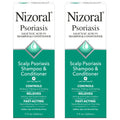 Nizoral Psoriasis Shampoo & Conditioner, 11 Oz, 2 Pk Gentle Scalp Treatment