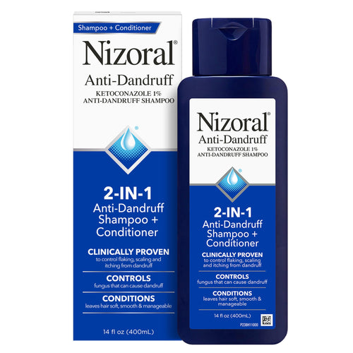 Nizoral 2-in-1 Anti Dandruff Shampoo and Conditioner, 14 Fl Oz