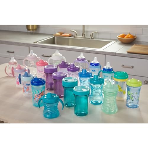 NUK Learner Cup 5 Oz, BPA Free Spill Proof Sippy Cup, 2 Count N57380