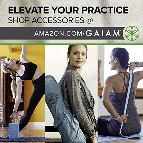 Gaiam Yoga Mat 6mm Insta-Grip Non Slip Exercise Mat for Yoga & Floor Workouts I207093
