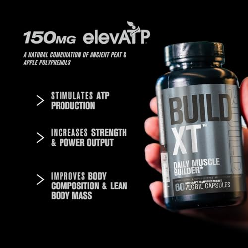 Jacked Factory Build-XT Daily Muscle Builder Supplement - 60 Veggie Pills C560