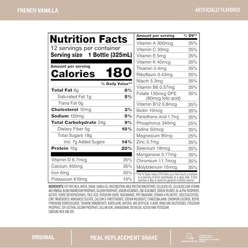 SlimFast Meal Replacement Shake, Creamy Milk Chocolate, 11 Fl Oz, 12 Count Q3335
