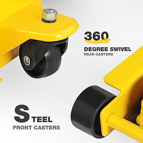 YELLOW JACKET 2.5 Ton Trolley Jack with Carrying Case, 5500 lb Capacity N593266