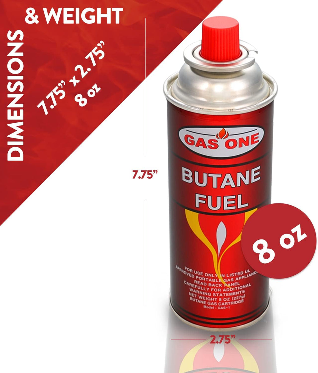 GasOne Butane Fuel Canister 4 Pack G81419