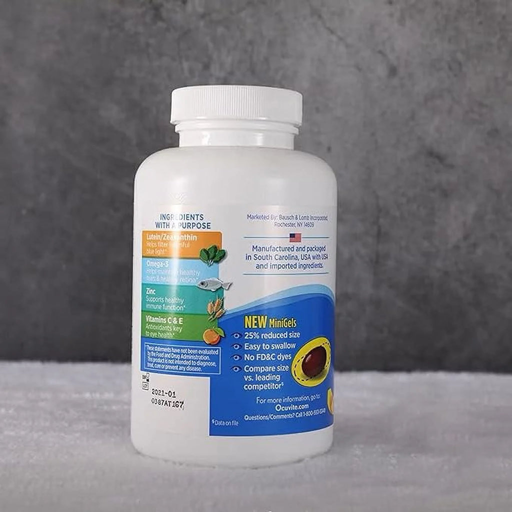 O-Cuvite Adult 50+ Eye Vitamin & Mineral Supplement, 150 Softgels Z157