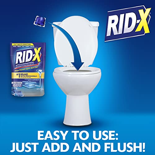 Rid-X Septic System Treatment Dual Action Septi-Pacs, 3-Month Supply S589