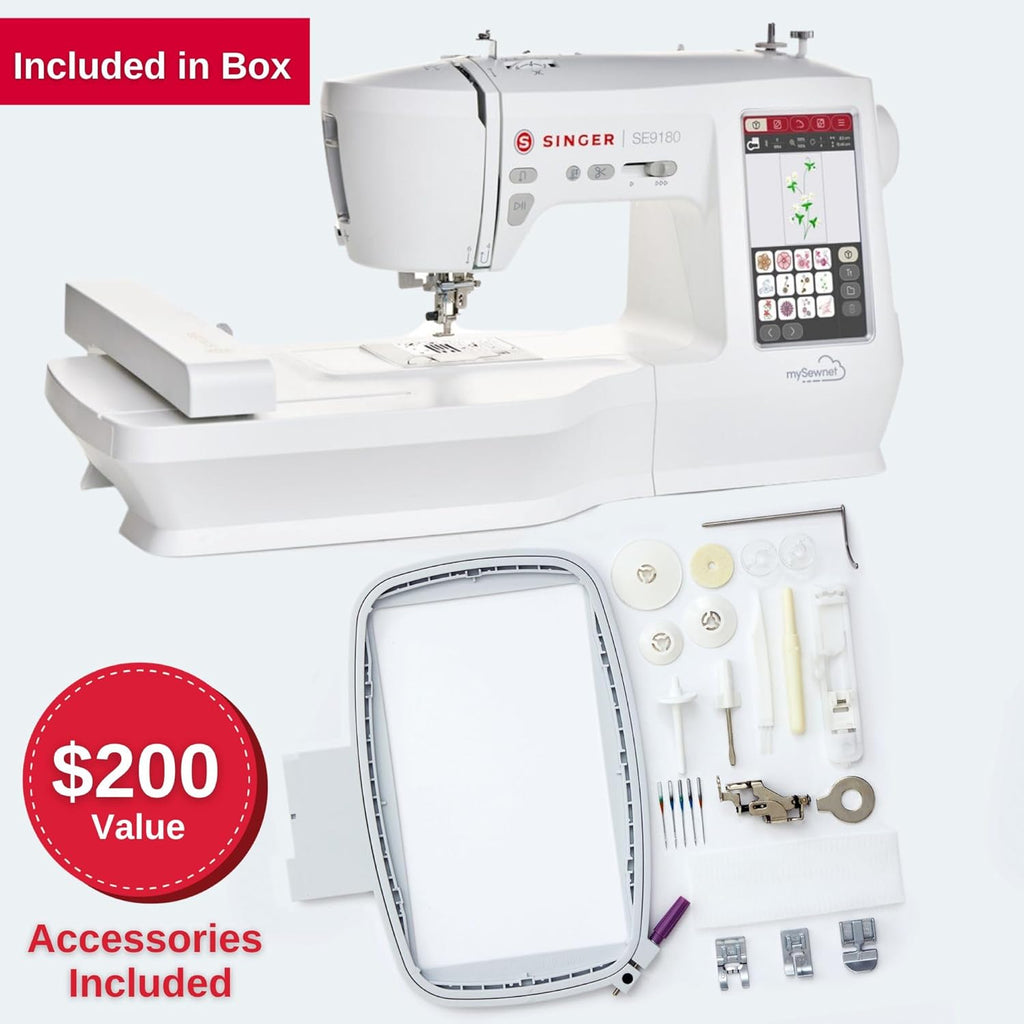 SINGER SE9180 Sewing and Embroidery Machine F279092