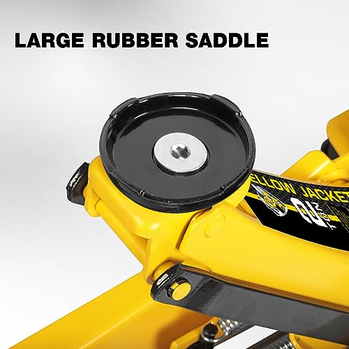 YELLOW JACKET 2.5 Ton Trolley Jack with Carrying Case, 5500 lb Capacity N593266