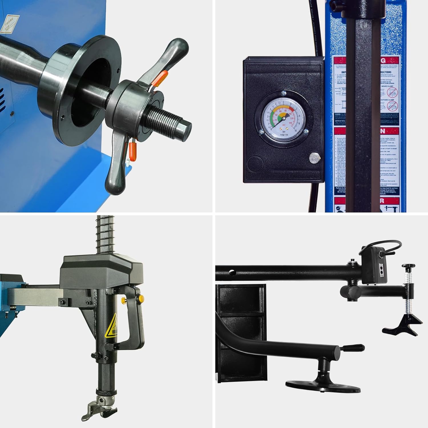 Acekool 1.5HP Pneumatic Tire Changer Machine with Rim Clamp 10"-24" K6993